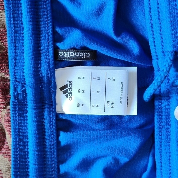 Adidas climalite running shorts royal blue white size medium - Picture 2 of 3